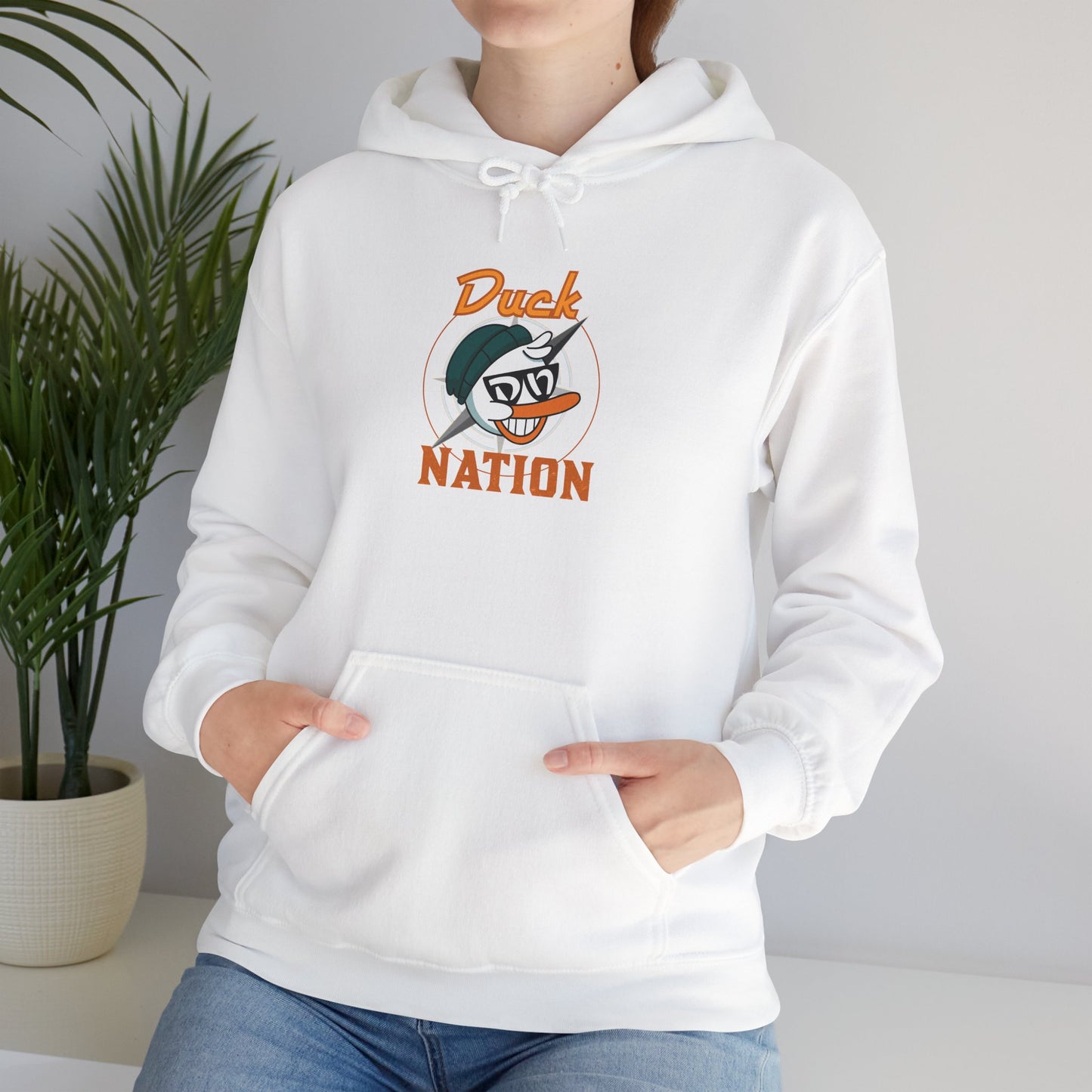 Duck Nation Hoodie - Bold Rebellious Flock Leader Design