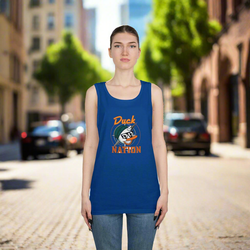 Duck Nation Tank Top - For the Quacker with Muscles and Attitude to Show