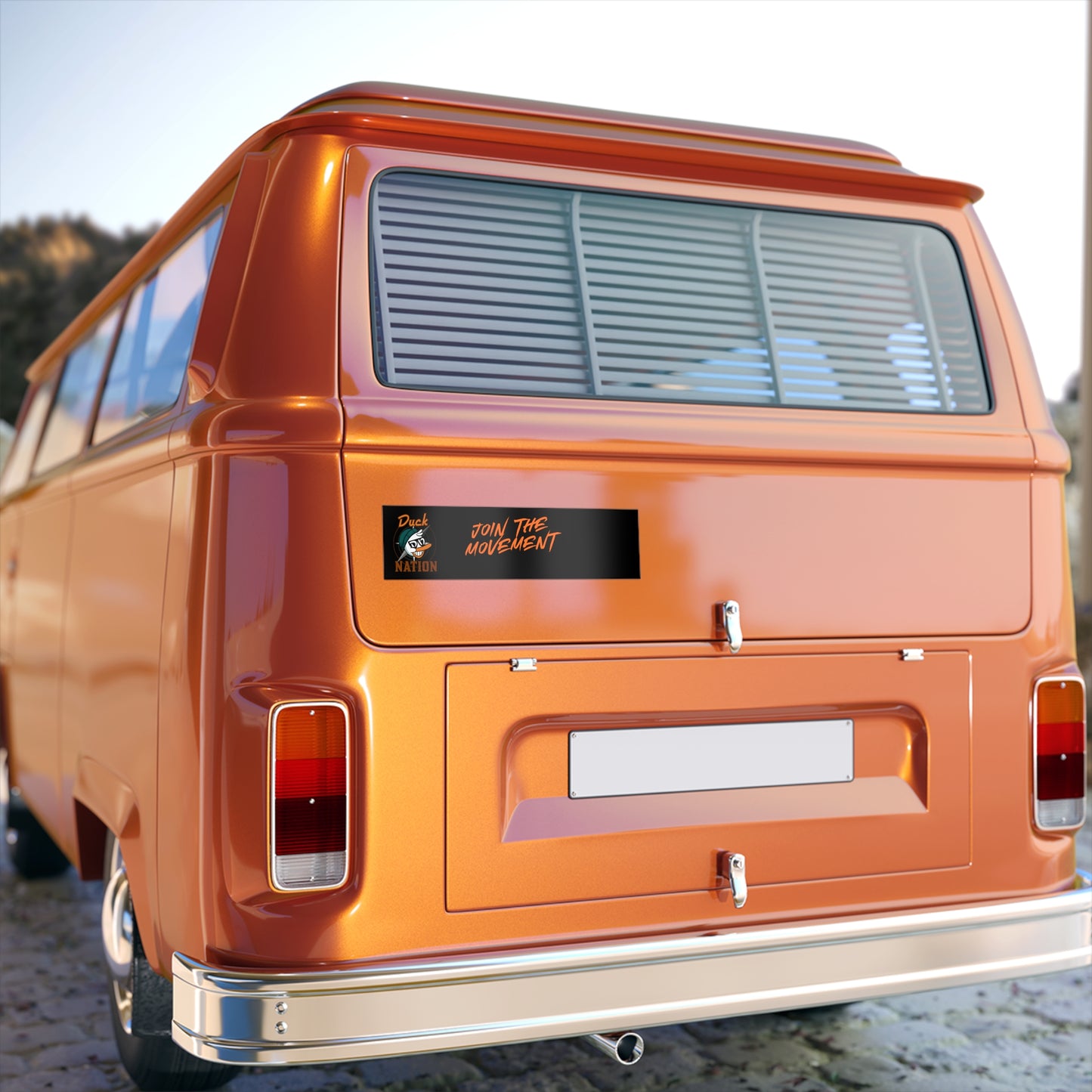 Duck Nation - Join the Movement Bumper Stickers | Launch Sticker for Duck Nation