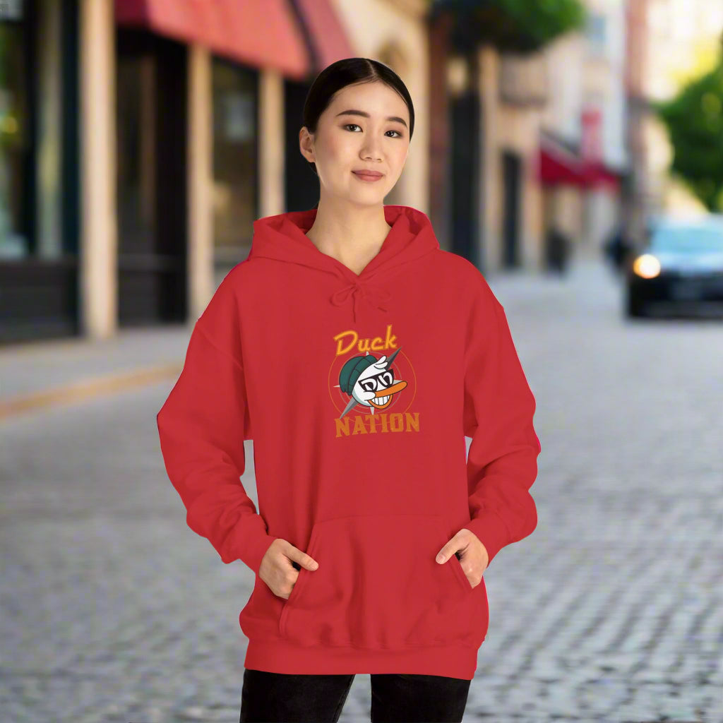 Duck Nation Hoodie - Bold Rebellious Flock Leader Design
