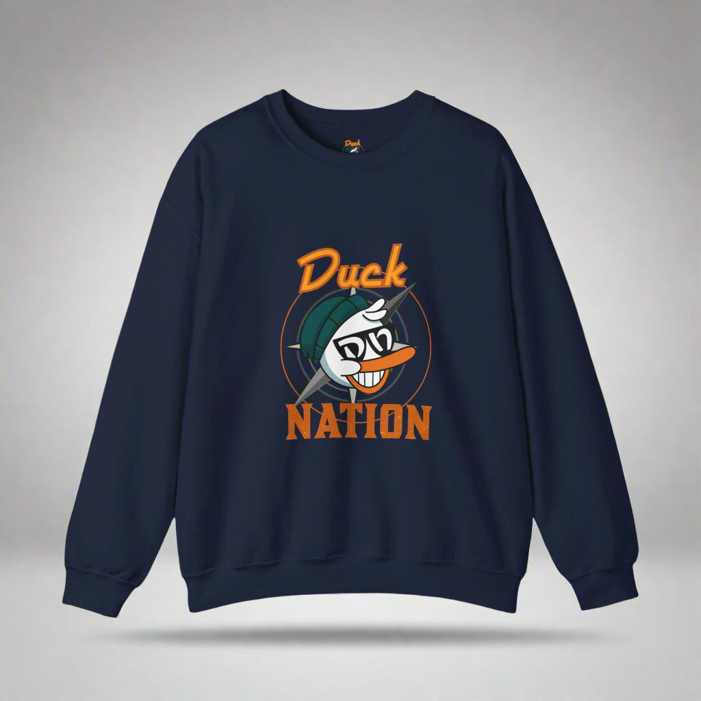 Duck Nation Attitude Sweatshirt - Lead the Quack Design