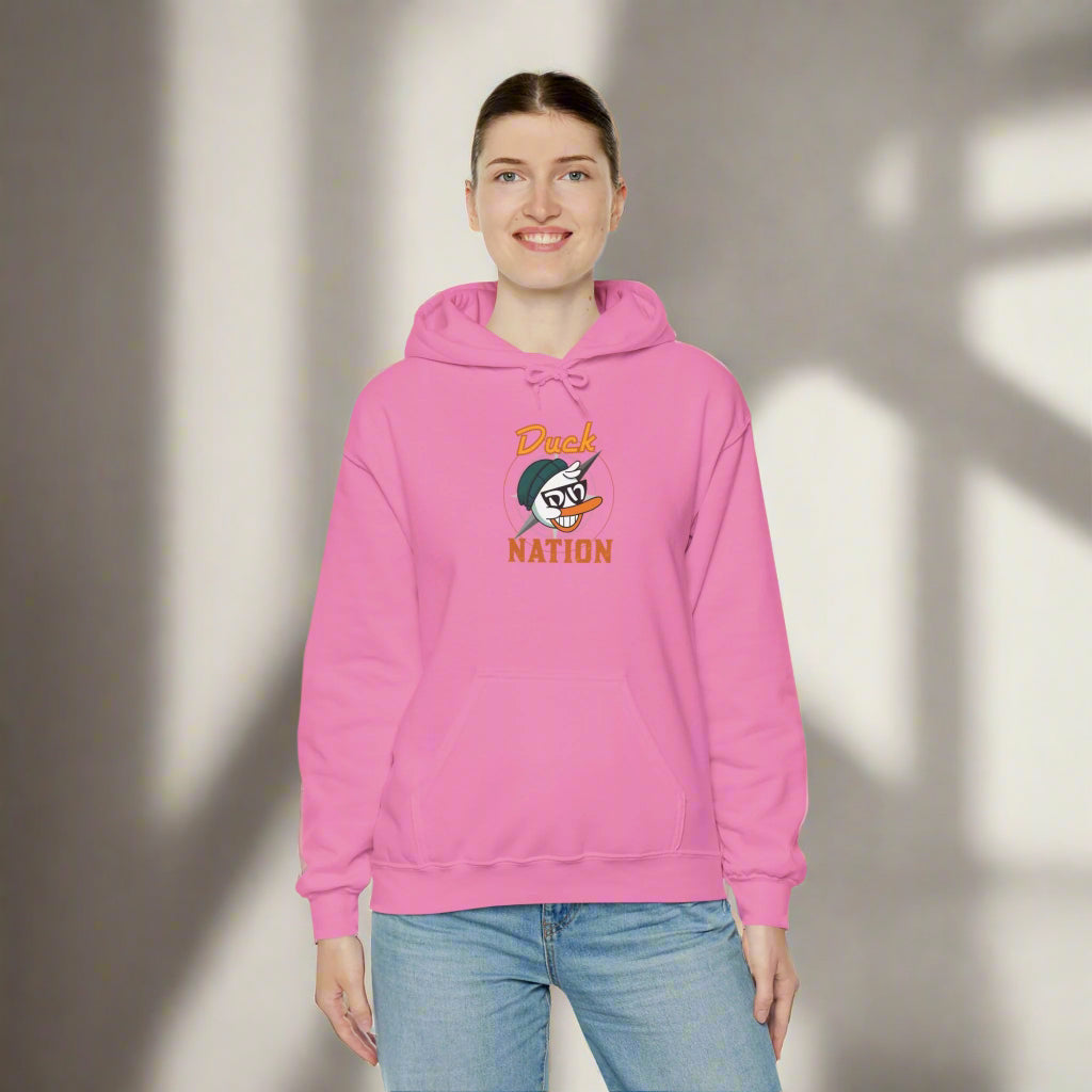Duck Nation Hoodie - Bold Rebellious Flock Leader Design