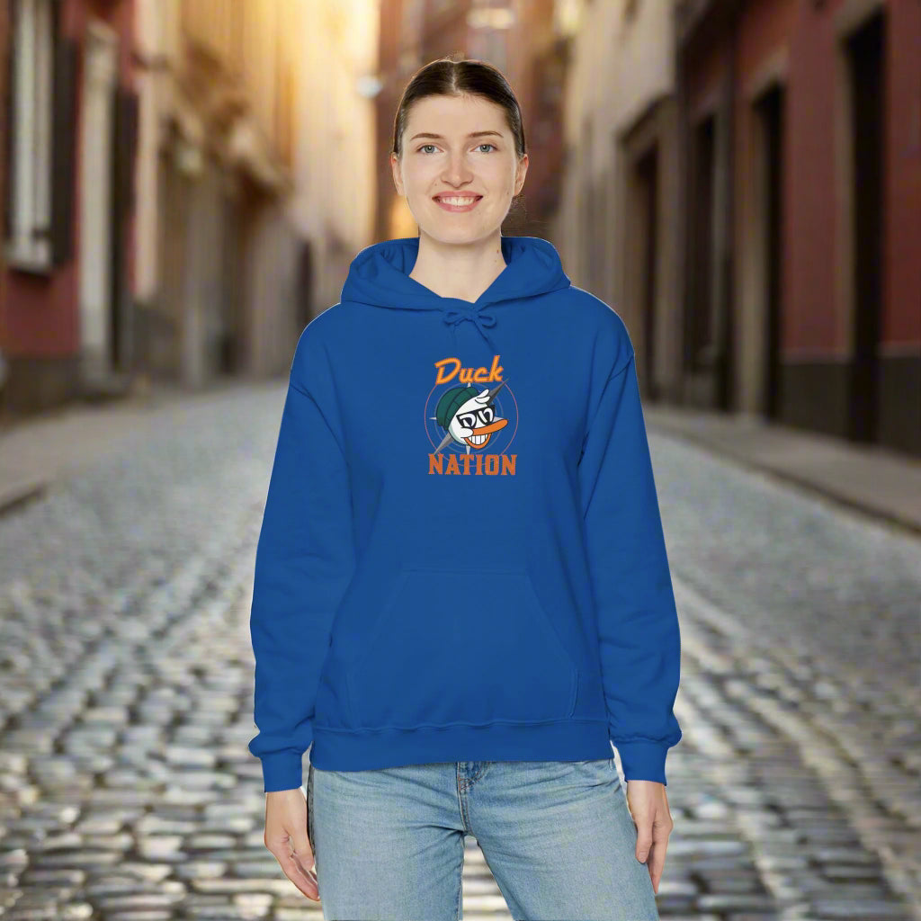 Duck Nation Hoodie - Bold Rebellious Flock Leader Design