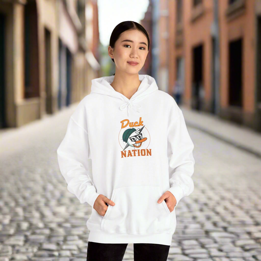 Duck Nation Hoodie - Bold Rebellious Flock Leader Design