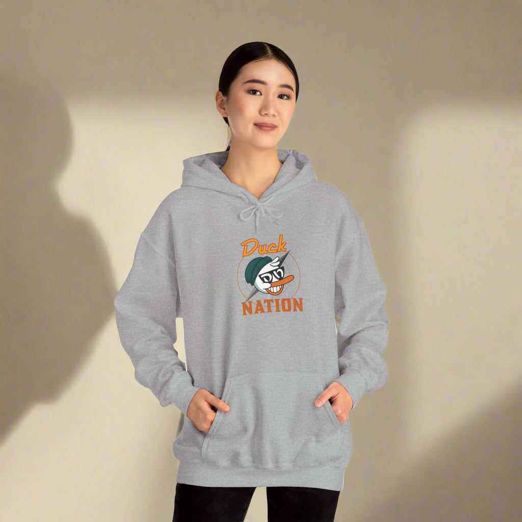 Duck Nation Hoodie - Bold Rebellious Flock Leader Design