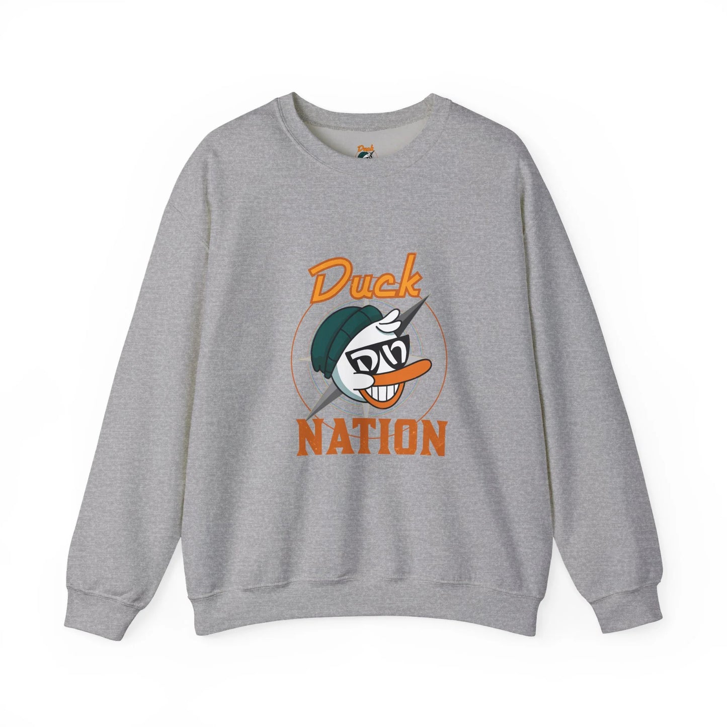 Duck Nation Attitude Sweatshirt - Lead the Quack Design