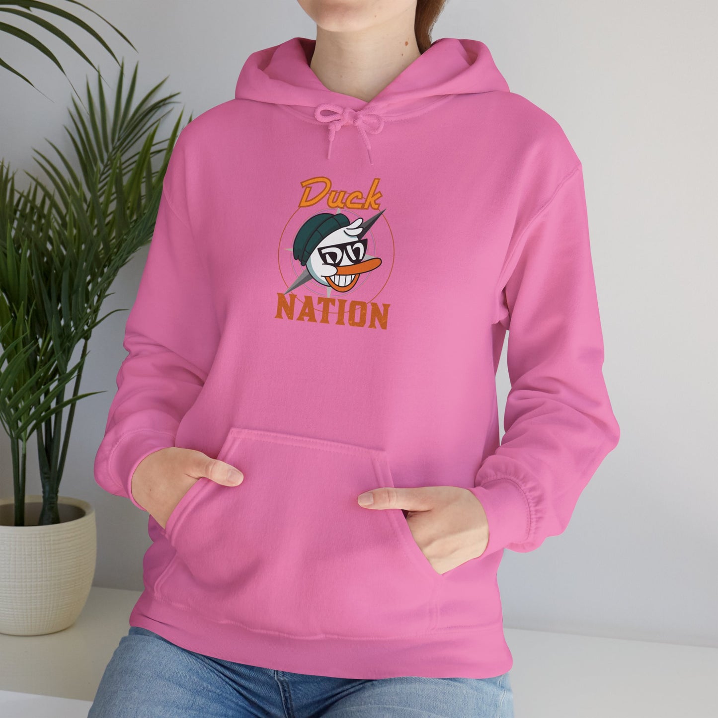 Duck Nation Hoodie - Bold Rebellious Flock Leader Design