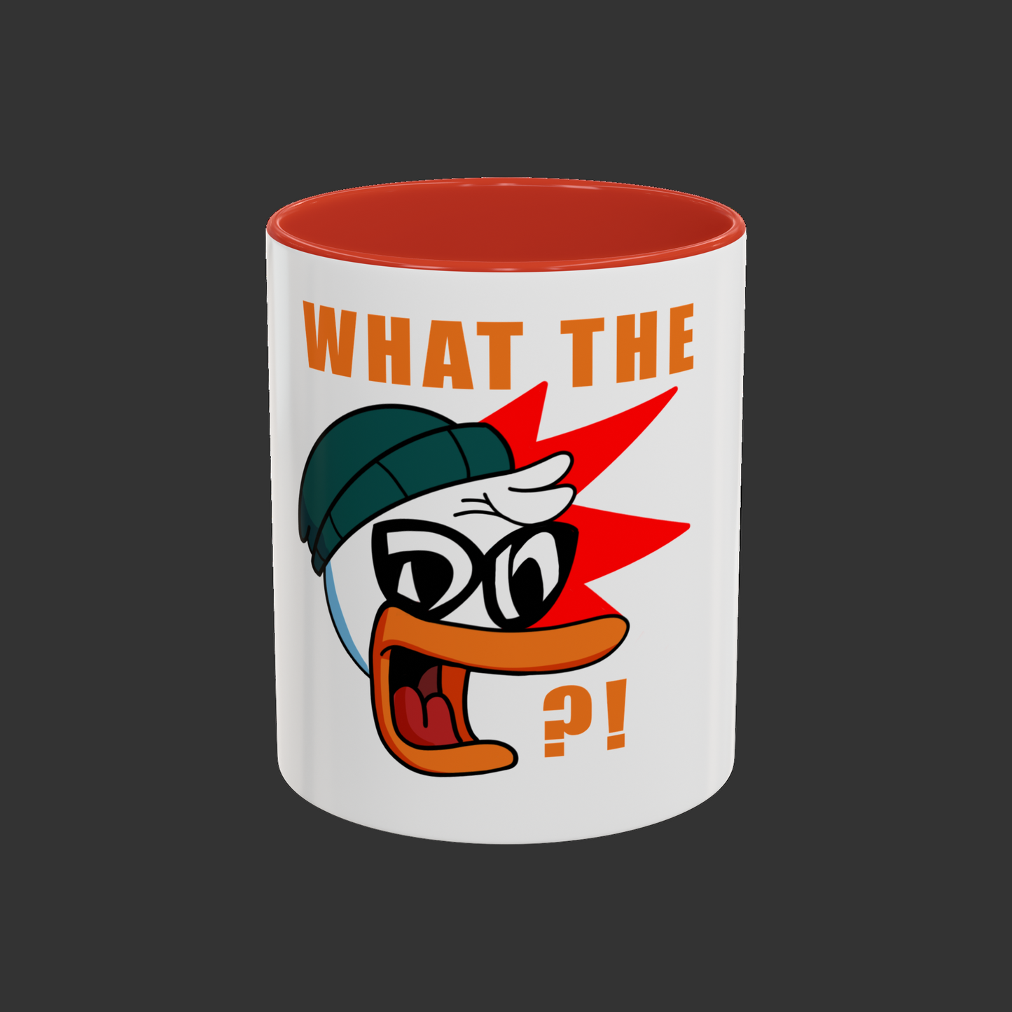 What the Duck Coffee / Tea Mug - Morning coffee. Instant attitude.