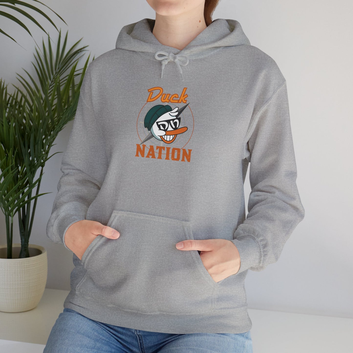 Duck Nation Hoodie - Bold Rebellious Flock Leader Design