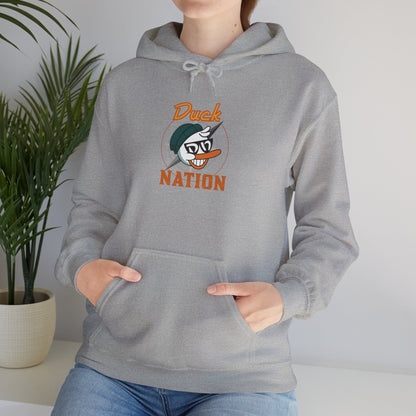 Duck Nation Hoodie - Bold Rebellious Flock Leader Design