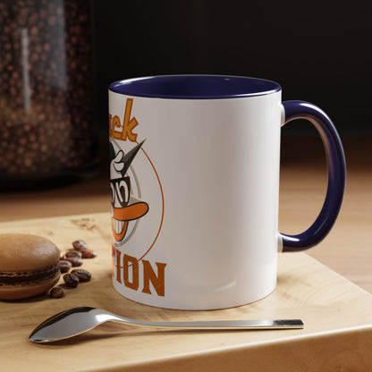 Duck Nation Coffee/Tea Mug - Colorful Ceramic Mug for Coffee/Tea Lovers who display an attitude to life.