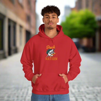 Duck Nation Hoodie - Bold Rebellious Flock Leader Design