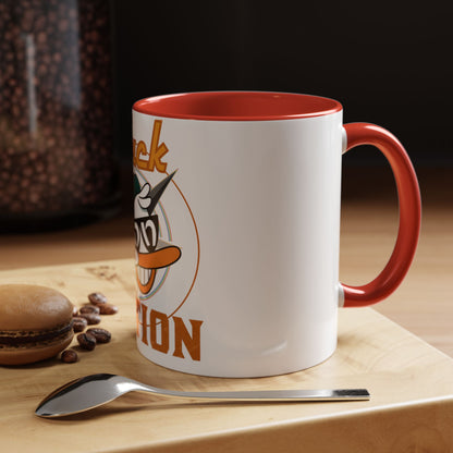 Duck Nation Coffee/Tea Mug - Colorful Ceramic Mug for Coffee/Tea Lovers who display an attitude to life.