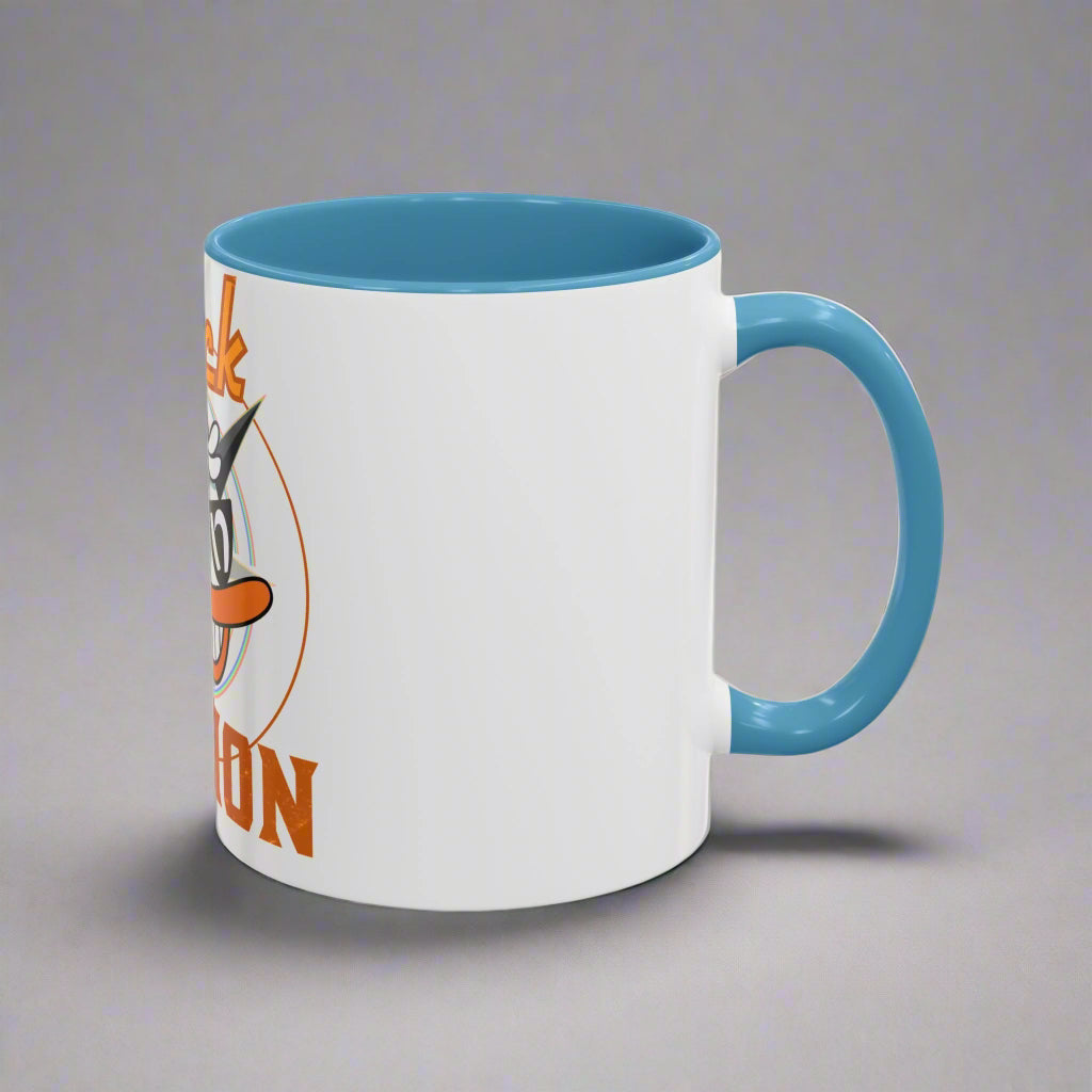Duck Nation Coffee/Tea Mug - Colorful Ceramic Mug for Coffee/Tea Lovers who display an attitude to life.