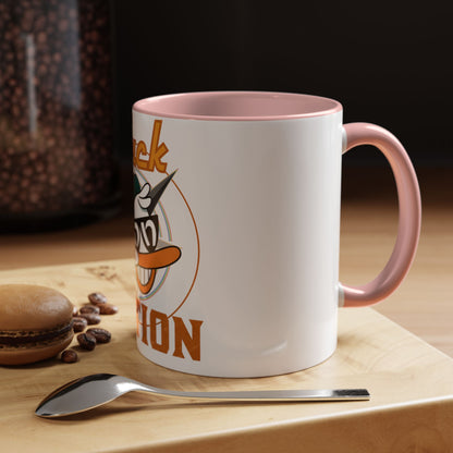 Duck Nation Coffee/Tea Mug - Colorful Ceramic Mug for Coffee/Tea Lovers who display an attitude to life.