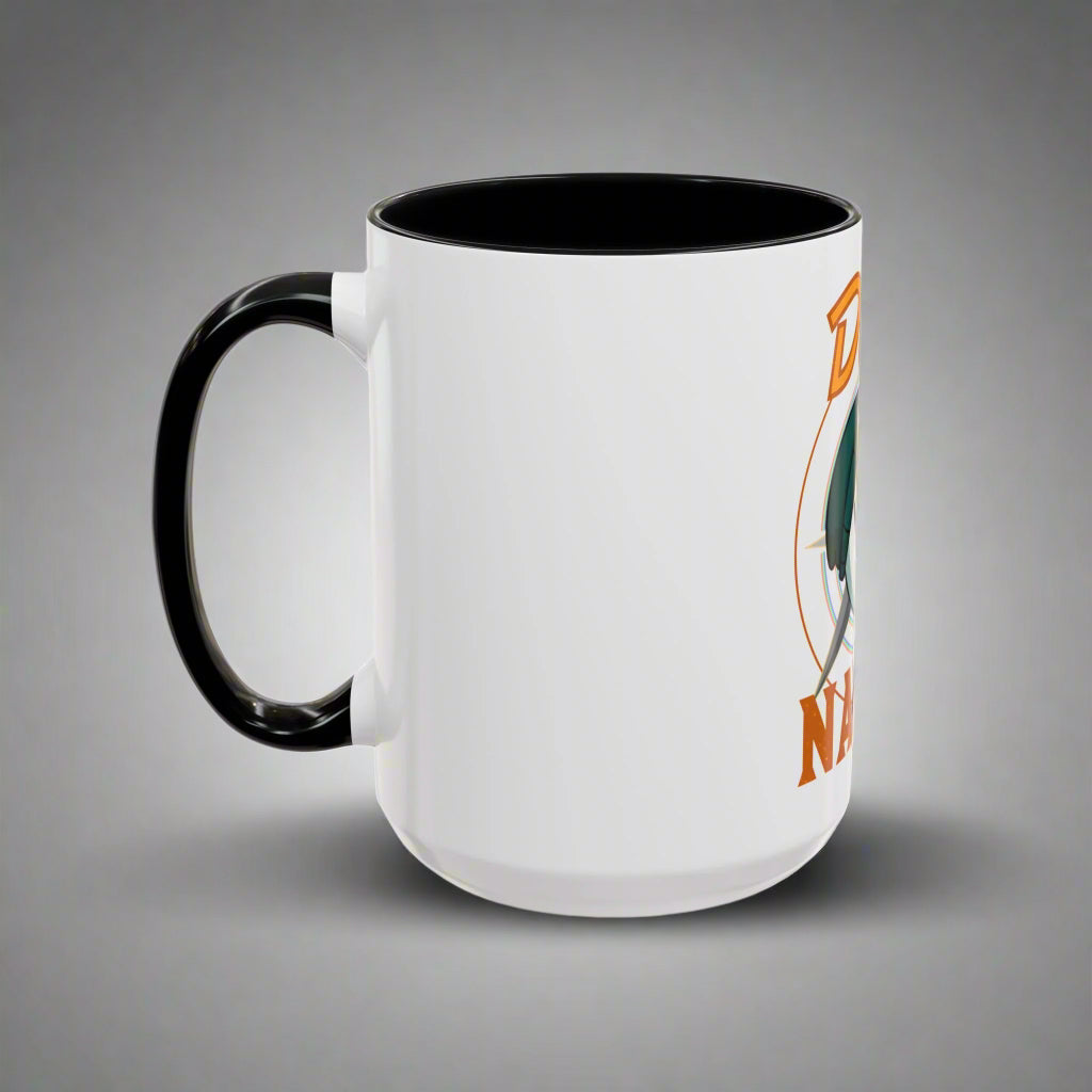 Duck Nation Coffee/Tea Mug - Colorful Ceramic Mug for Coffee/Tea Lovers who display an attitude to life.