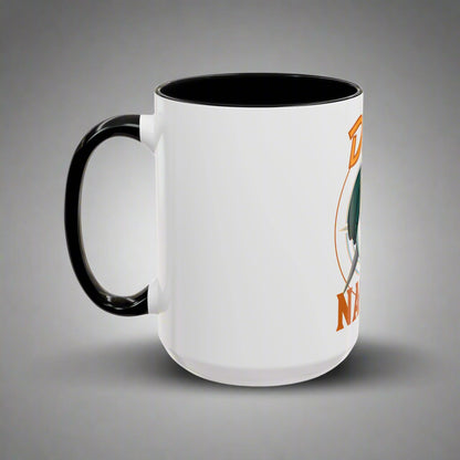 Duck Nation Coffee/Tea Mug - Colorful Ceramic Mug for Coffee/Tea Lovers who display an attitude to life.