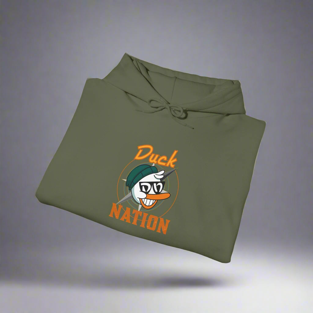 Duck Nation Hoodie - Bold Rebellious Flock Leader Design