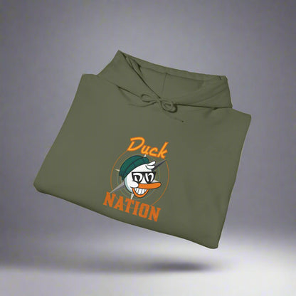 Duck Nation Hoodie - Bold Rebellious Flock Leader Design