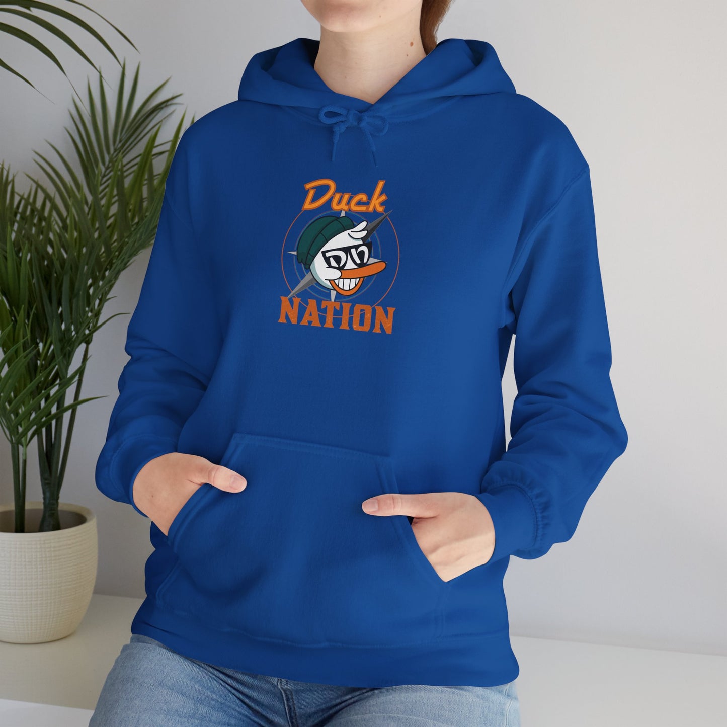 Duck Nation Hoodie - Bold Rebellious Flock Leader Design