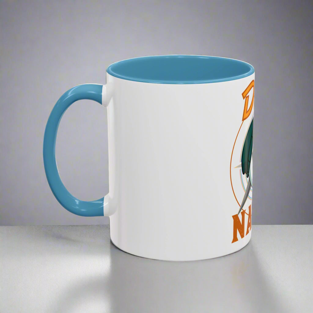 Duck Nation Coffee/Tea Mug - Colorful Ceramic Mug for Coffee/Tea Lovers who display an attitude to life.