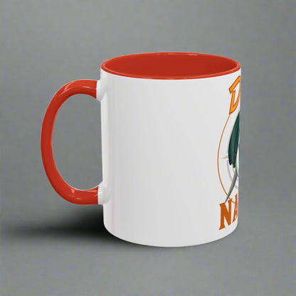 Duck Nation Coffee/Tea Mug - Colorful Ceramic Mug for Coffee/Tea Lovers who display an attitude to life.