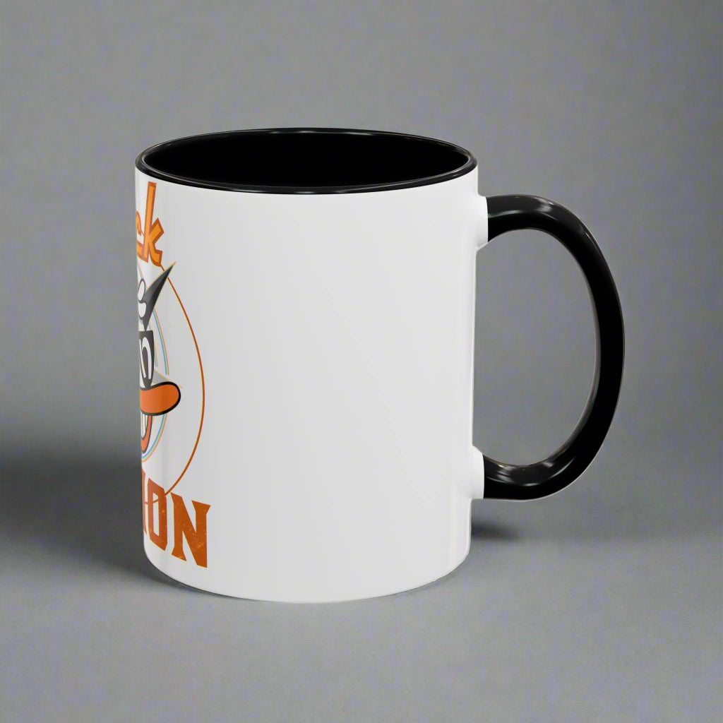 Duck Nation Coffee/Tea Mug - Colorful Ceramic Mug for Coffee/Tea Lovers who display an attitude to life.