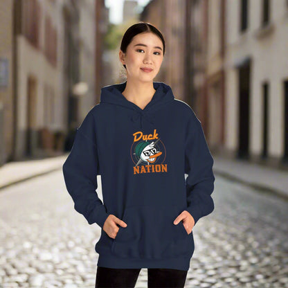 Duck Nation Hoodie - Bold Rebellious Flock Leader Design