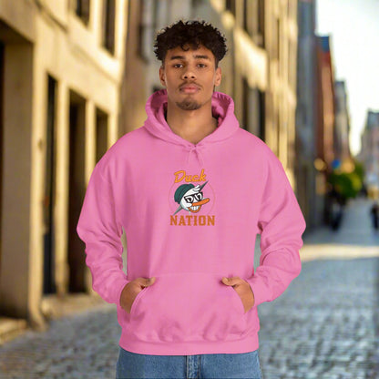 Duck Nation Hoodie - Bold Rebellious Flock Leader Design