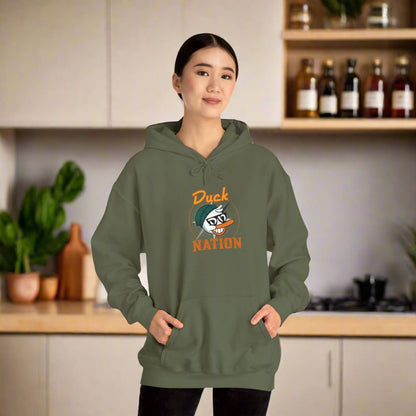 Duck Nation Hoodie - Bold Rebellious Flock Leader Design