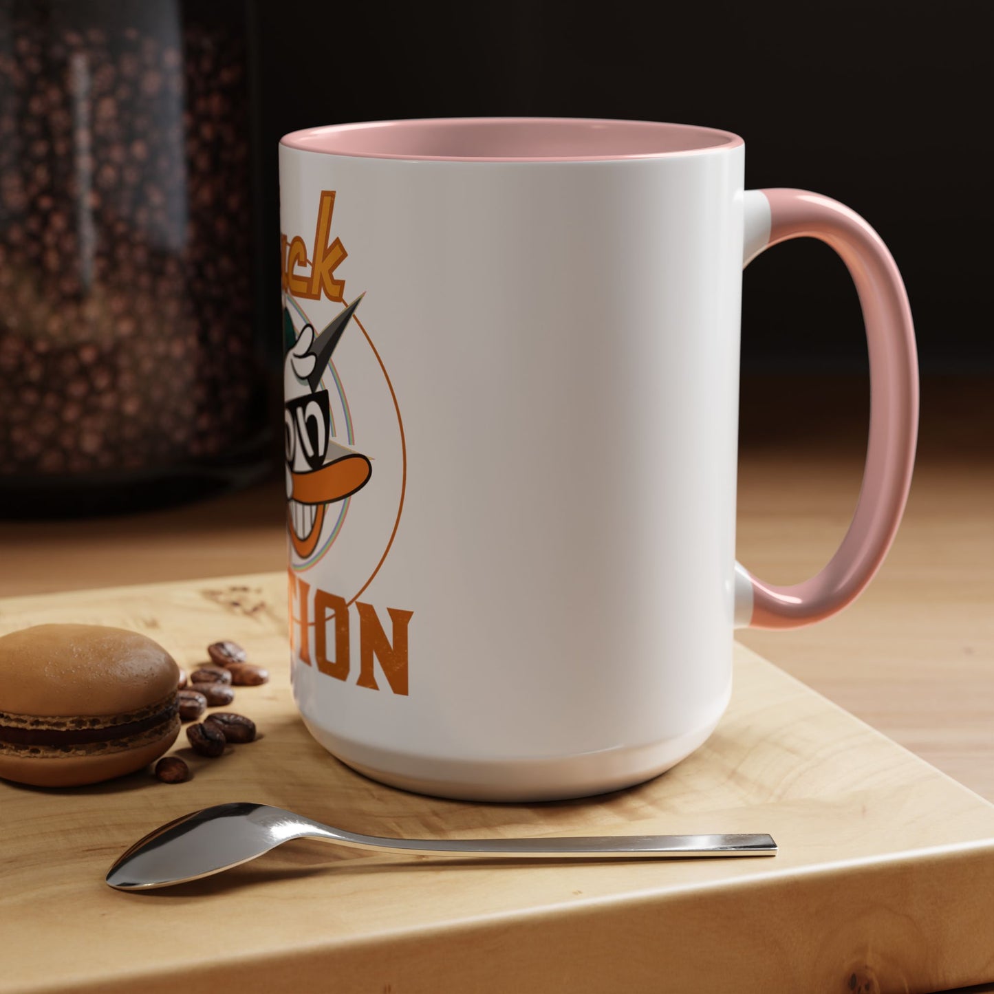 Duck Nation Coffee/Tea Mug - Colorful Ceramic Mug for Coffee/Tea Lovers who display an attitude to life.