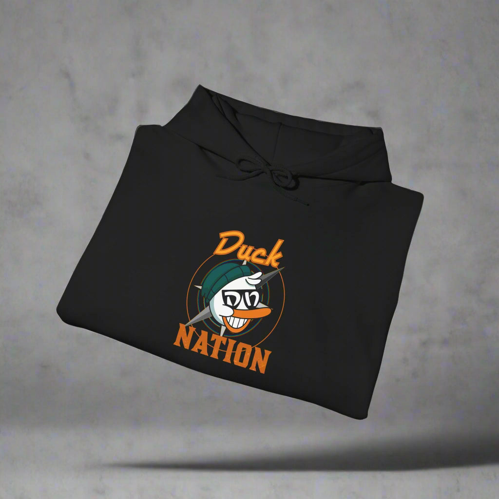 Duck Nation Hoodie - Bold Rebellious Flock Leader Design