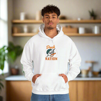Duck Nation Hoodie - Bold Rebellious Flock Leader Design