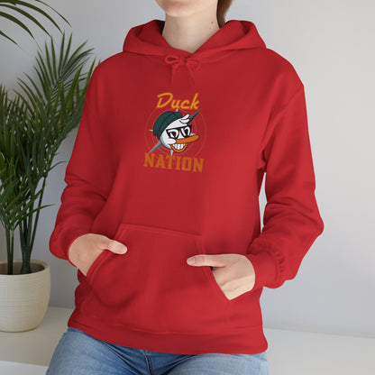 Duck Nation Hoodie - Bold Rebellious Flock Leader Design
