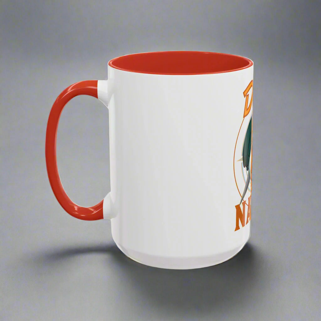 Duck Nation Coffee/Tea Mug - Colorful Ceramic Mug for Coffee/Tea Lovers who display an attitude to life.
