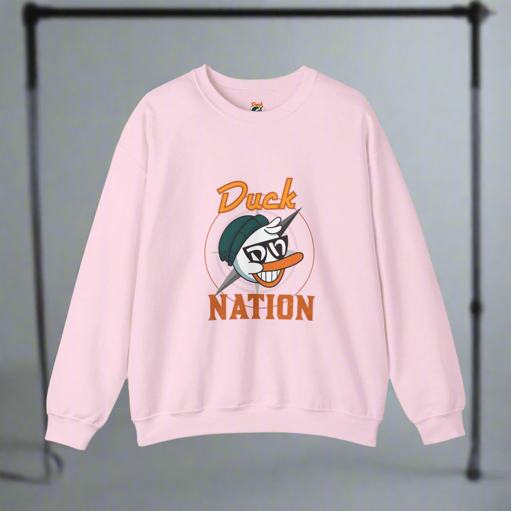 Duck Nation Attitude Sweatshirt - Lead the Quack Design