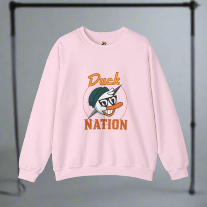 Duck Nation Attitude Sweatshirt - Lead the Quack Design