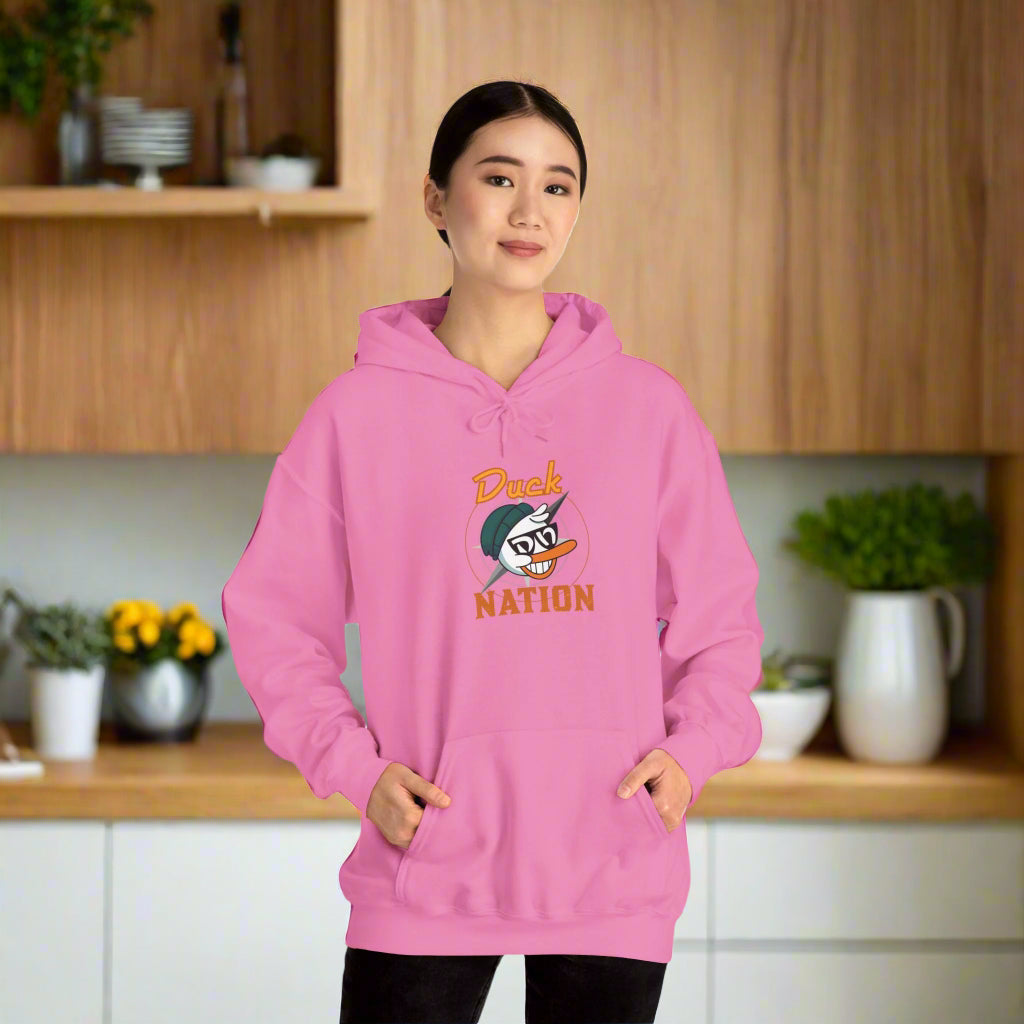 Duck Nation Hoodie - Bold Rebellious Flock Leader Design
