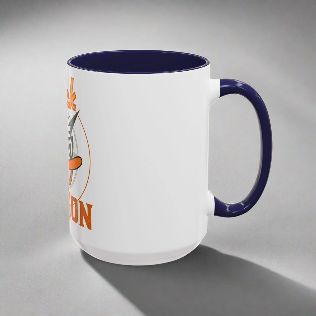 Duck Nation Coffee/Tea Mug - Colorful Ceramic Mug for Coffee/Tea Lovers who display an attitude to life.