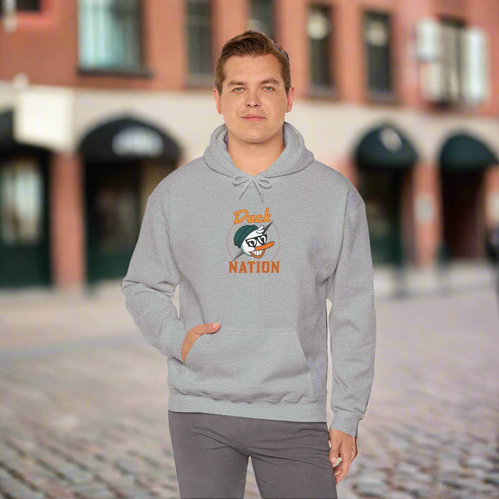 Duck Nation Hoodie - Bold Rebellious Flock Leader Design