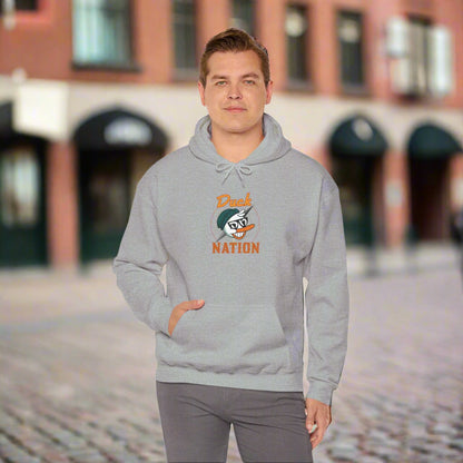 Duck Nation Hoodie - Bold Rebellious Flock Leader Design
