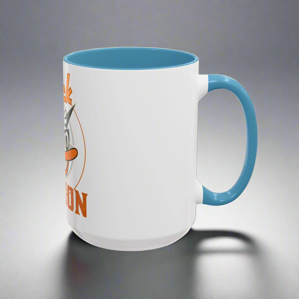 Duck Nation Coffee/Tea Mug - Colorful Ceramic Mug for Coffee/Tea Lovers who display an attitude to life.