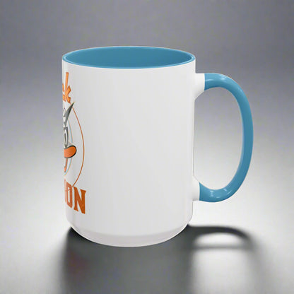 Duck Nation Coffee/Tea Mug - Colorful Ceramic Mug for Coffee/Tea Lovers who display an attitude to life.