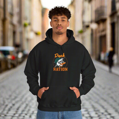 Duck Nation Hoodie - Bold Rebellious Flock Leader Design