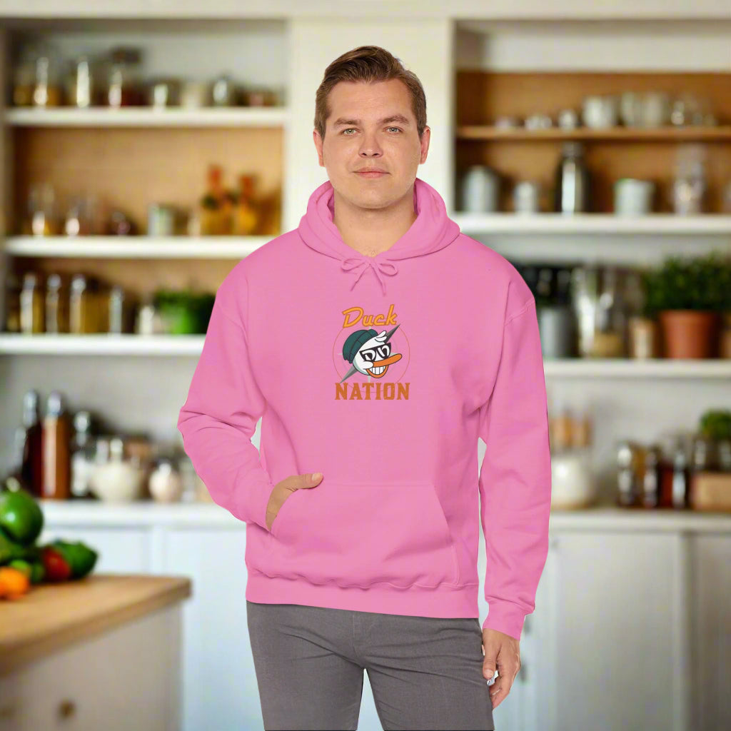 Duck Nation Hoodie - Bold Rebellious Flock Leader Design