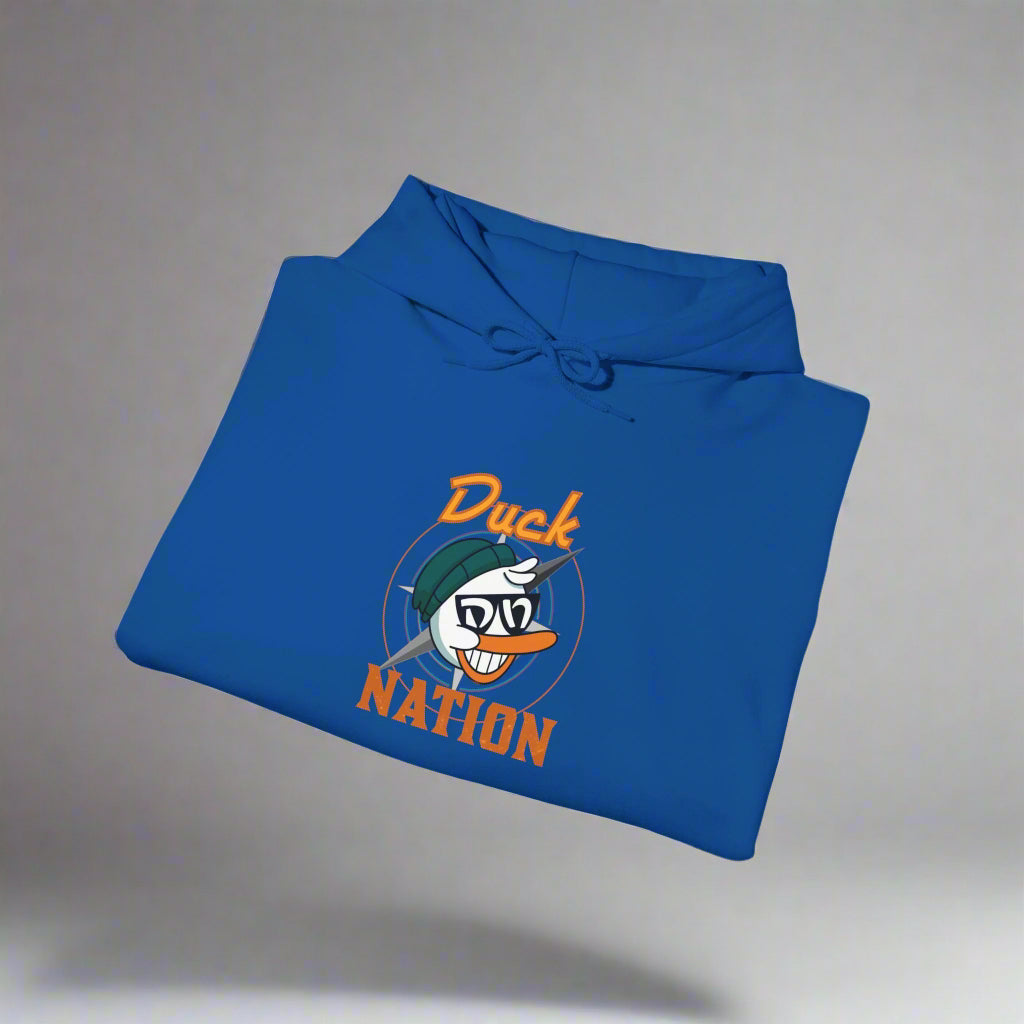 Duck Nation Hoodie - Bold Rebellious Flock Leader Design