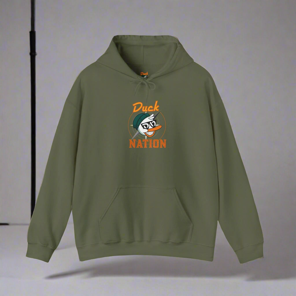 Duck Nation Hoodie - Bold Rebellious Flock Leader Design