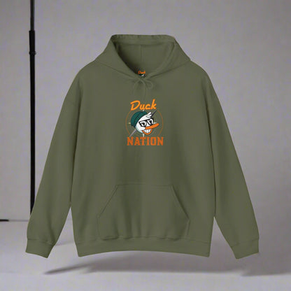 Duck Nation Hoodie - Bold Rebellious Flock Leader Design