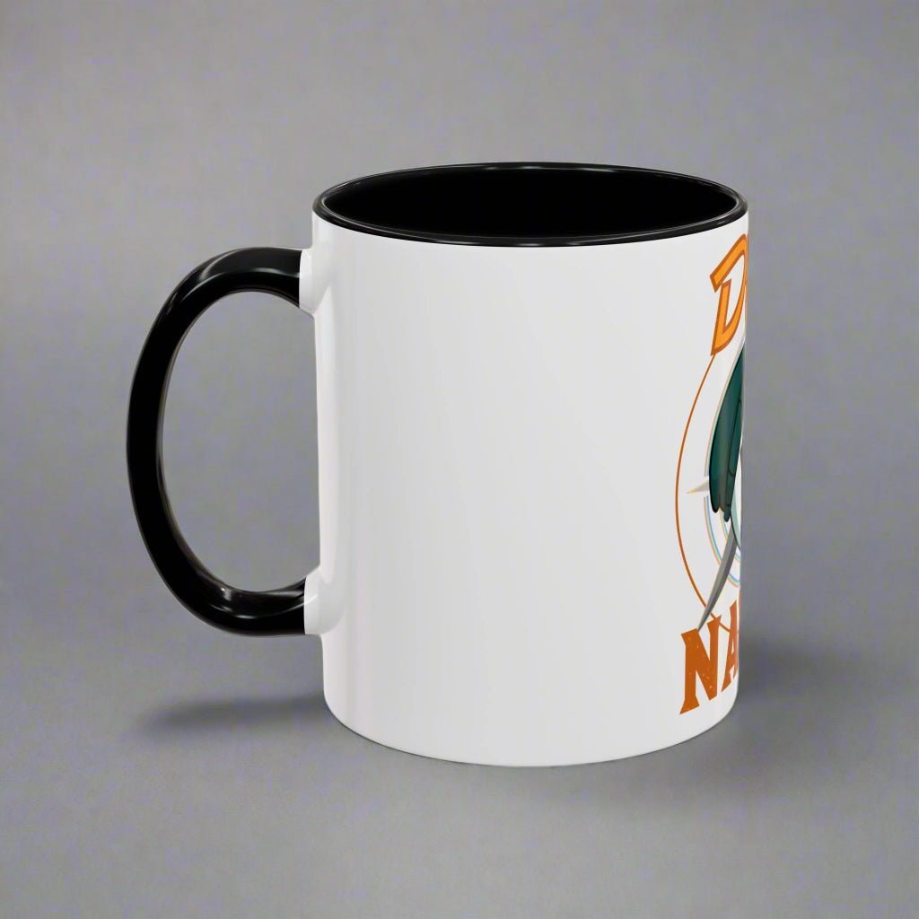 Duck Nation Coffee/Tea Mug - Colorful Ceramic Mug for Coffee/Tea Lovers who display an attitude to life.