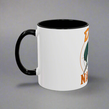 Duck Nation Coffee/Tea Mug - Colorful Ceramic Mug for Coffee/Tea Lovers who display an attitude to life.